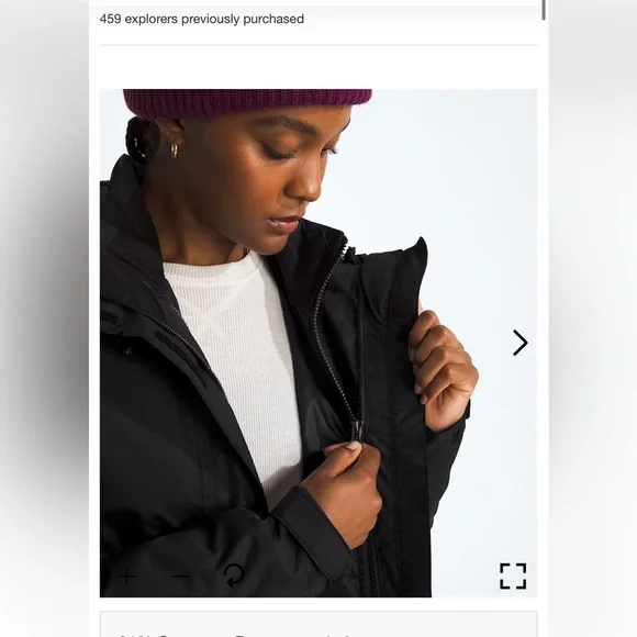 North face Women's Monarch Triclimate Jacket S - Picture 5 of 16